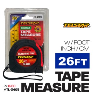 Measuring Tape Heavy Duty 26 Ft