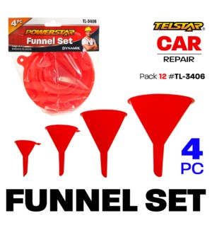 Funnel Set 4Pc