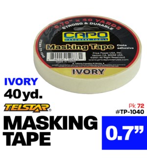 Masking Tape 0.7"x40Y