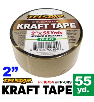 Kraft Tape 2"x55yrds