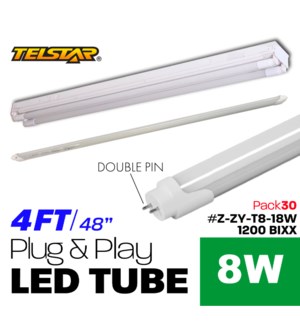 LED 18W 48" Plug and Play tube