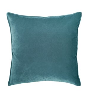 Franklin Velvet - Prussian -  Pillow - 22" x 22"