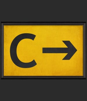 BC Gate C Airport Sign