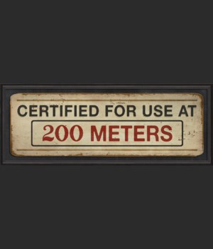 BC Certified for Use at 200 Meters