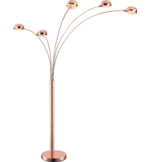 FLOOR LAMP- COLOR: CHROME 14"X44"X87"  (TOP+BASE- 2BXS REQ'D) BULBS NOT INCLUDED , NEED E12  TYPE C