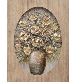 CARVED WALL ART 24" X 32"" -- 4/BX