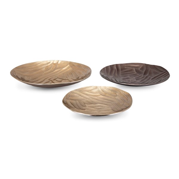 Maali Decorative Trays Set Of 3 Trays IMAX Worldwide Home