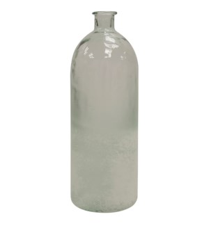 Frosted Fade to White | Recyled Spanish Glass Vase Accessory