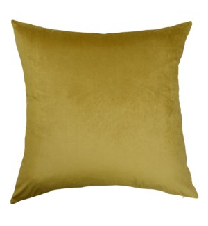 DANN FOLEY LIFESTYLE | Down Feather Solid Gold Pillow | 24in ht. X 24in w.