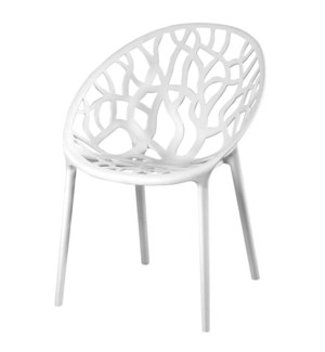 24x24x31 White Spaghetti Back Chair Indoor/outdoor 4 pack