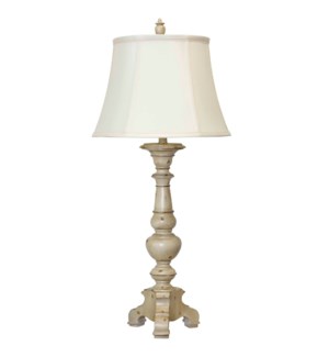 Jane Seymour -Yorktown White Finish Table Lamp