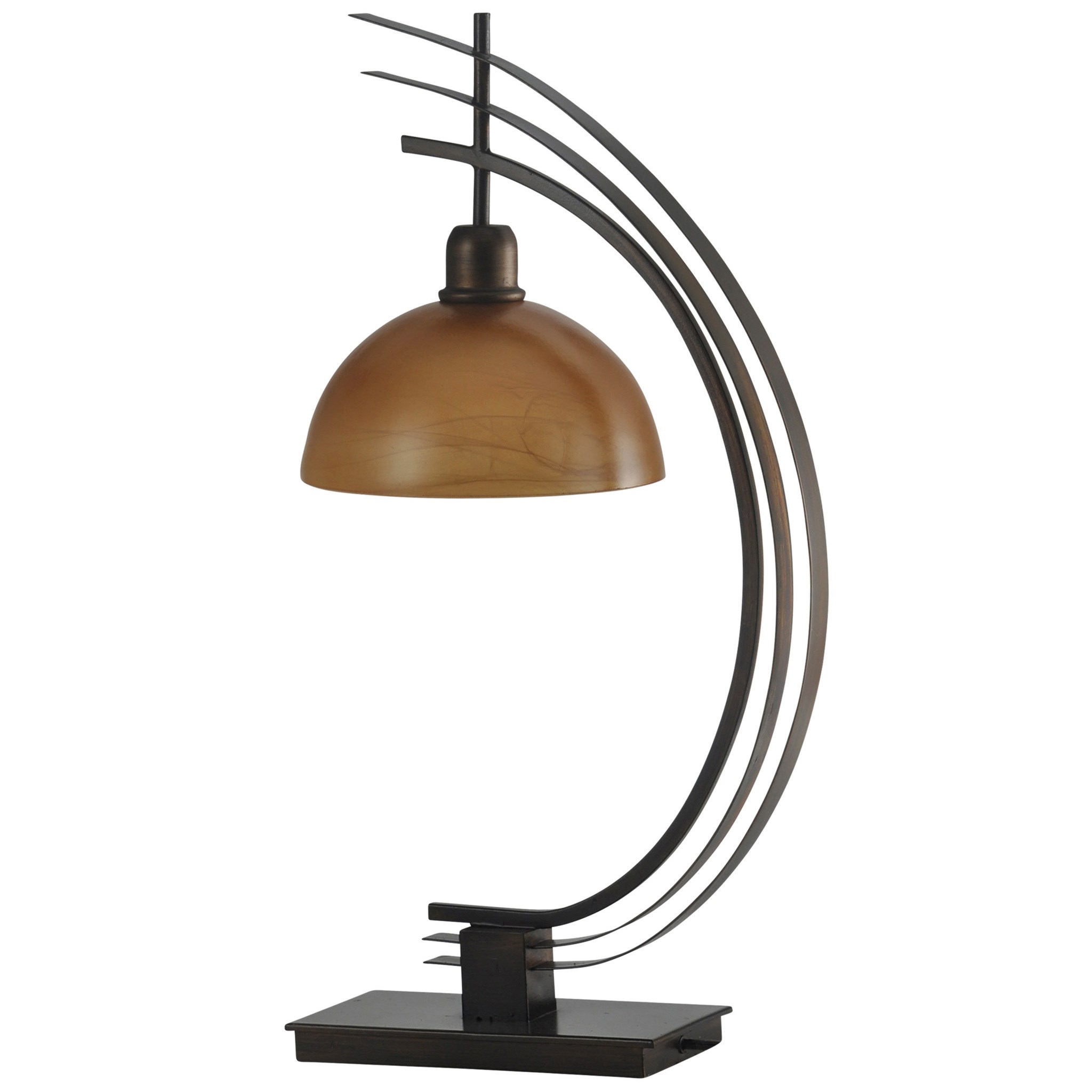 Worldly Design Metal Accent Lamp With, Metal Orbit Globe Accent Table Lamp