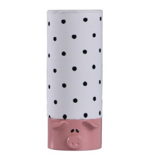 BACON BETTY UPLIGHT | 6in w. X 13in ht. X 6in d. | Juvenile Kids Farm Animal Pink Pig Uplight Accent
