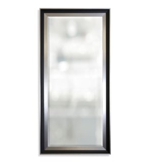 BEVELED FRAMED MIRROR | Made in the USA | 30in w. X 64in ht. X 2in d.