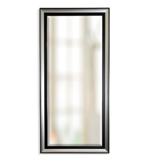 BEVELED FRAMED MIRROR | Made in the USA | 30in w. X 64in ht. X 2in d.