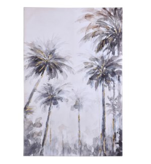 MIAMI MADISON | Palm Trees Panel | 32in w X 47in ht X 1in d