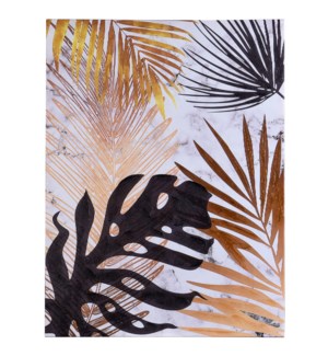 TONED TROPICS I | Tropical Canvas | 35in w X 47in ht X 1in d