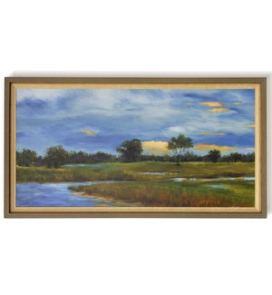 GLORIOUS DAY | Textured Framed Print | 28in ht. X 52in w.