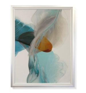 BETA BLUE | Textured Framed Print | 54in ht. X 42in w.
