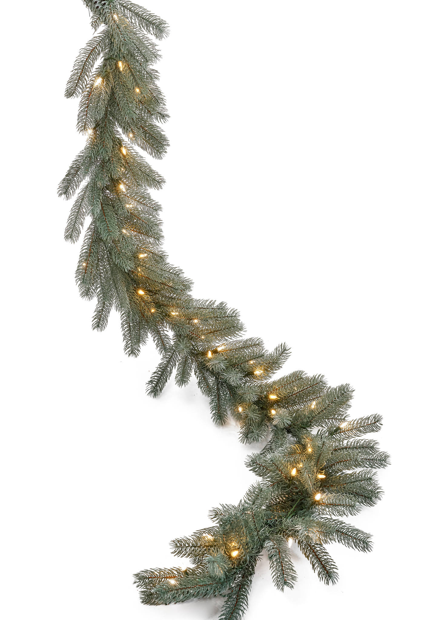 GARLAND BLUE SPRUCE 50LED 144 TIPS PLST BL/GR 6X12 GARLAND BLUE SPRUCE 50LED 144 TIPS PLST BL/GR 6X12