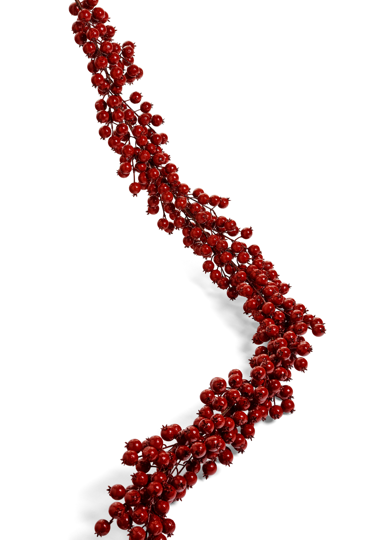 GARLAND BERRIES POLYFOAM DK RED 5X59 GARLAND BERRIES POLYFOAM DK RED 5X59