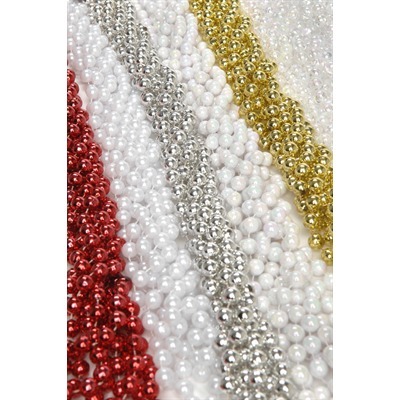BEAD GARL. 33′-12MM CL. IRID.