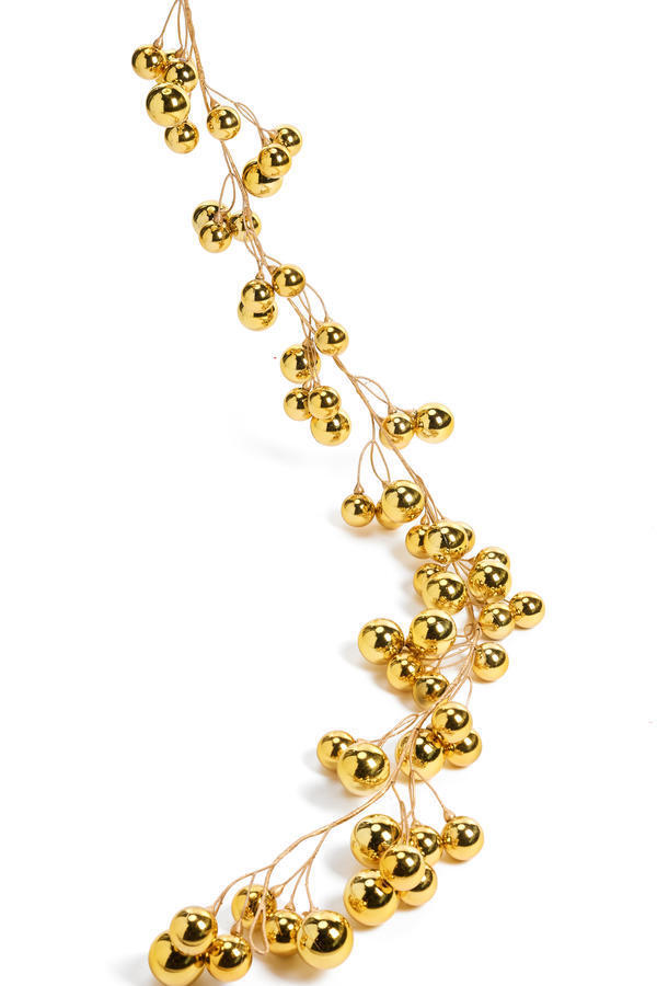 BALL GARLAND GOLD 4X72 BALL GARLAND GOLD 4X72