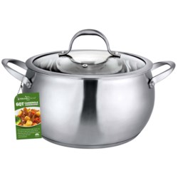 6QT S.S. Stock Pot with Tempered Glass Lid (4)