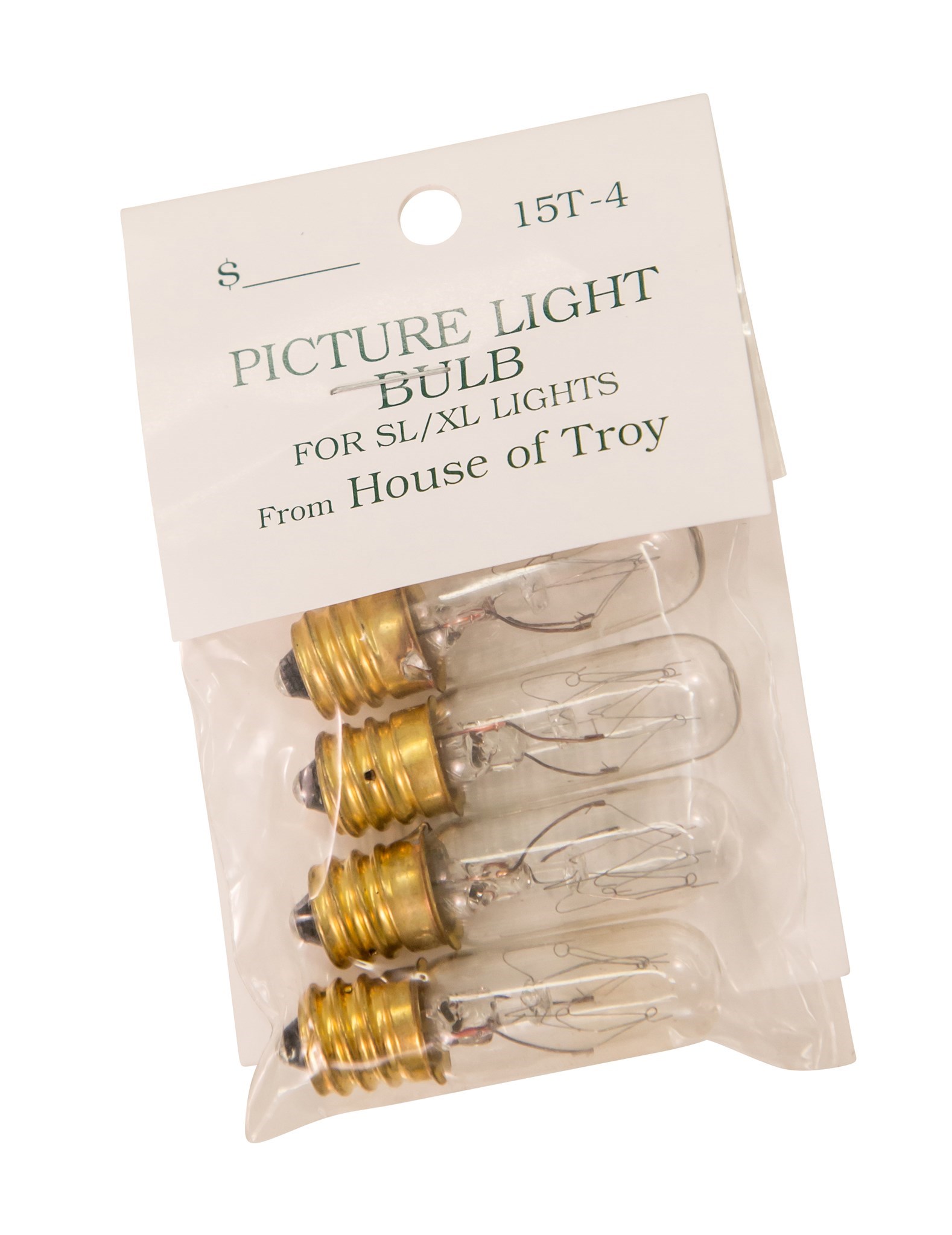 Bulb 15t4 Bag Bulbs And Accessories, House Of Troy Picture Light Bulb 15t 4