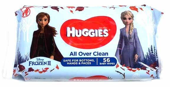 frozen huggies wipes