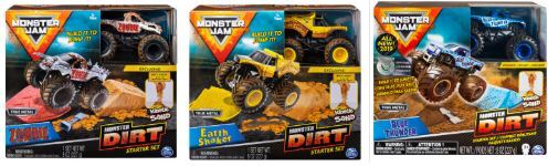 monster jam kinetic dirt starter set