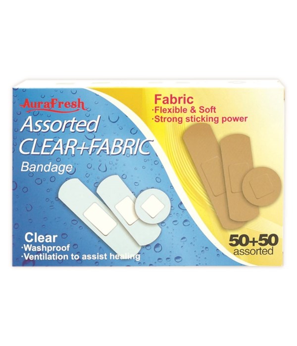 100ct clear bandage 48/288s