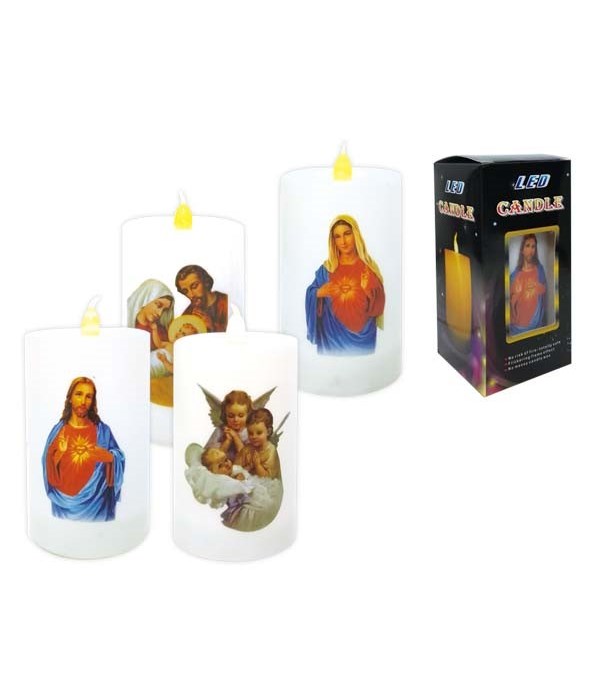 LED religious candle 12/192s