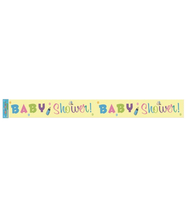 baby shower banner 12ft 48/144