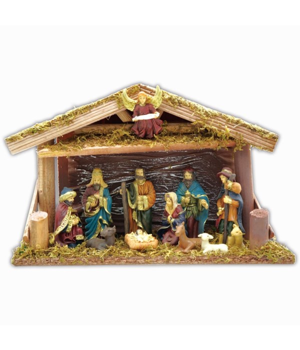 religious nativity set 16s