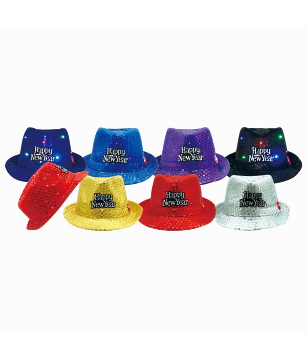 new year LED hat 48s