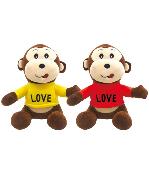 11" monkey w/Love shirt 24s