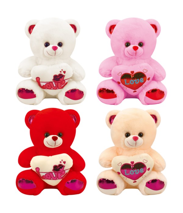 20" bear w/Heart & Rose 6/12s