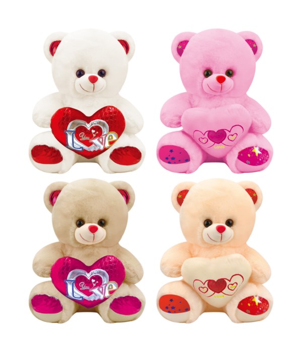 20" bear w/Quilted Heart  6/12s