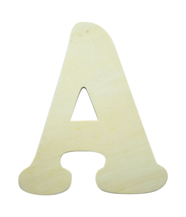 7" wooden Letter A 12/60s