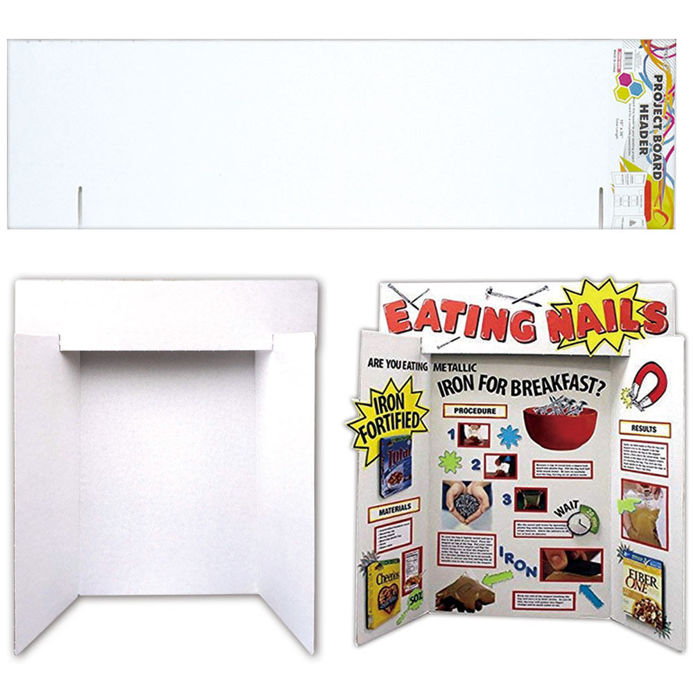 24 Pieces Project Board Header Poster & Foam Boards at