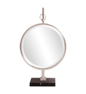 Medallion Silver Mirror
