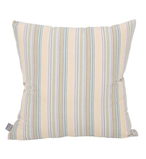 Pillow Cover 20"x20" Summer Stripe (Cover Only)