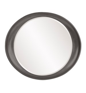 Ellipse Mirror - Glossy Charcoal