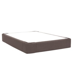 Twin Boxspring Cover Sterling Charcoal (Cover Only)