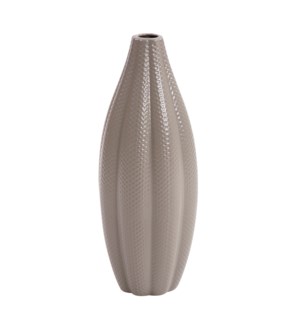 Matte Stone Textured Vase, Large