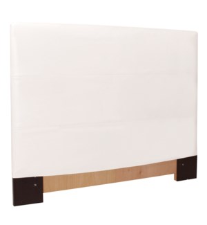 Twin Slipcovered Headboard Avanti White (Base and Cover Included)