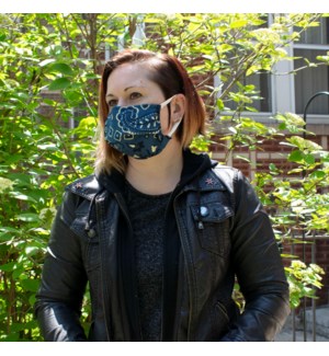 Reusable Face Mask in Bandana Denim