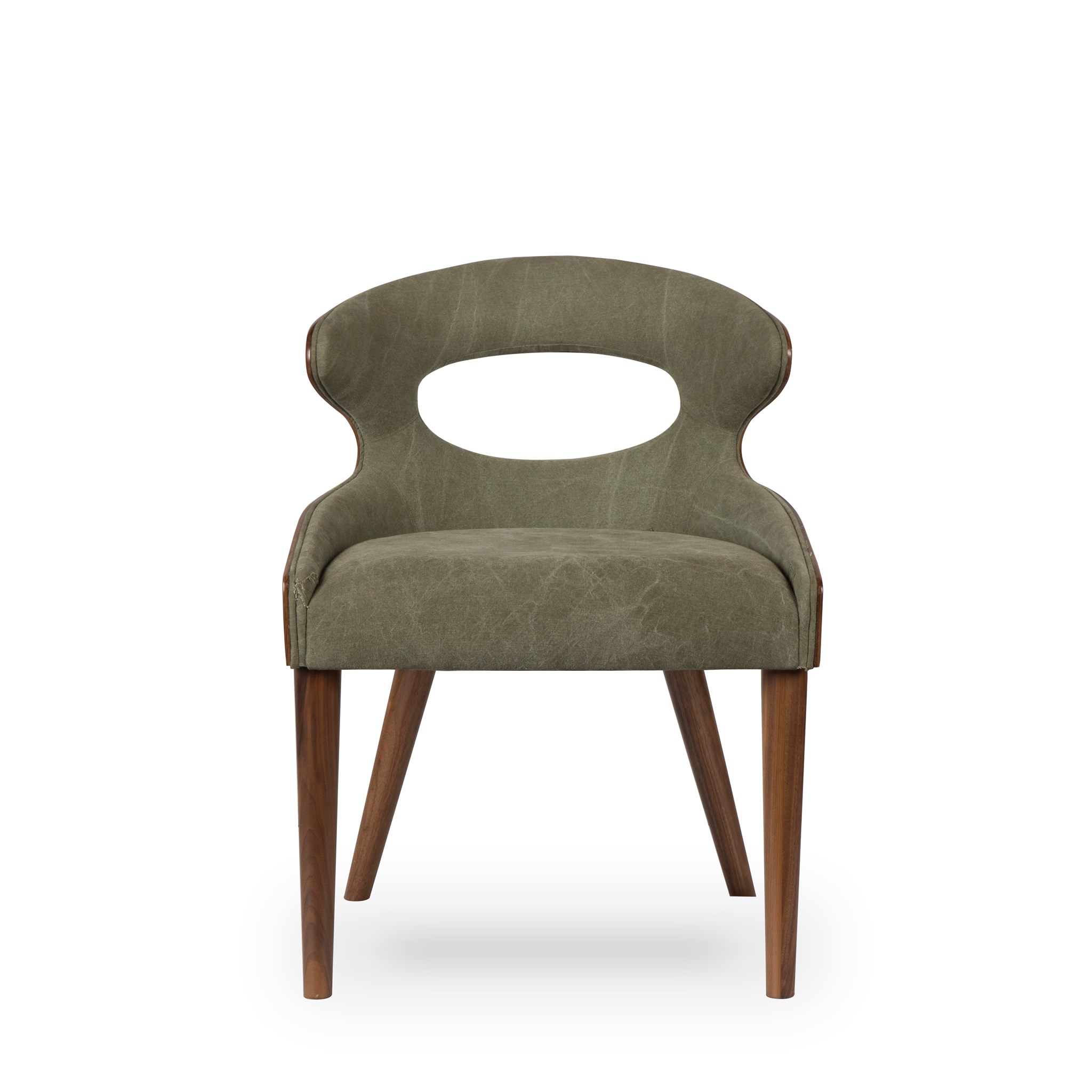 Tatiana Chair Green Canvas (UK Standard) dining chairs Sonder