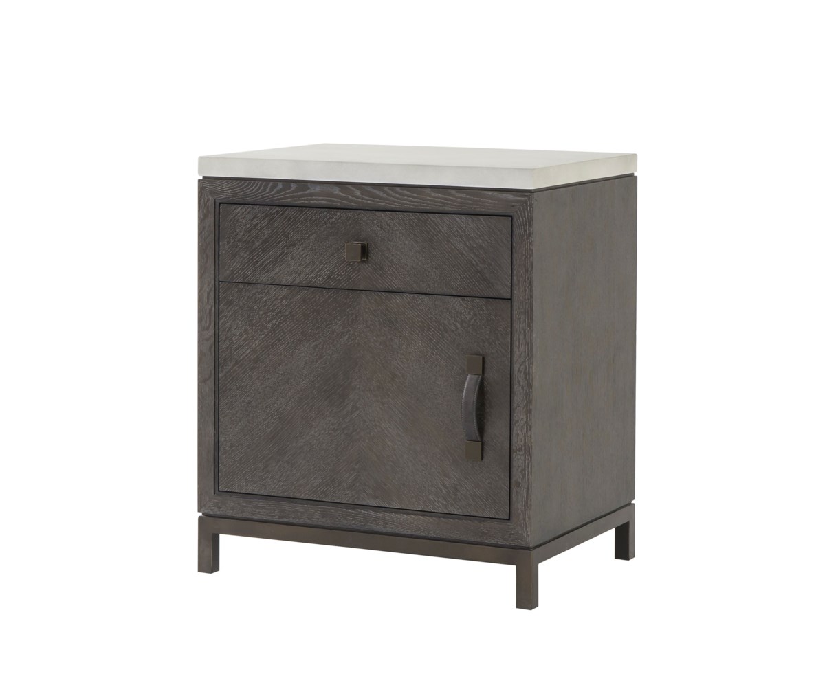 Emerson Nightstand - 1 Drawer & 1 Door - nightstands - Sonder Distribution emerson nightstand